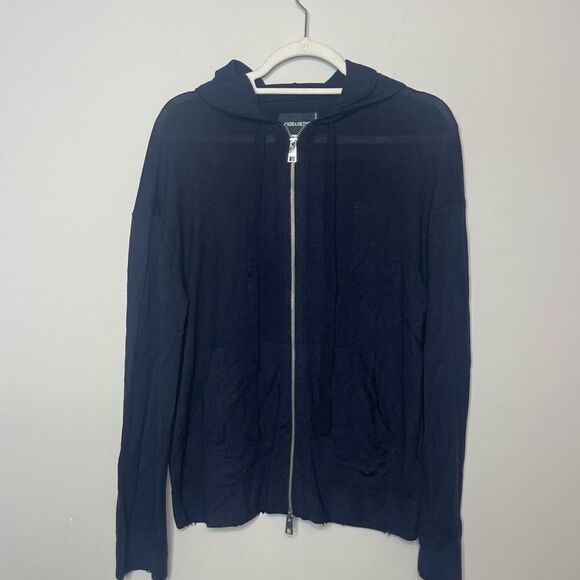 Sixtine Zip-Front camo Tock Strass Hoodie FLAWED new Large - Picture 2 of 15